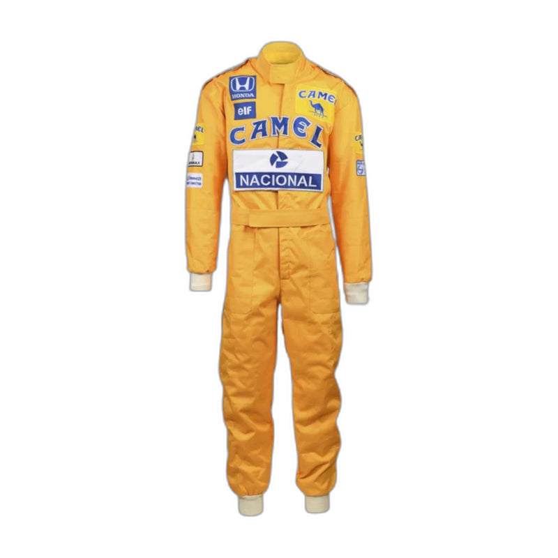Ayrton Senna 1987 F1 Printed Race Suit