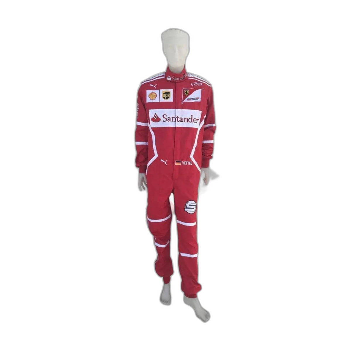 2017 Sebastian Vettel Embroidered patches F1 Race Suit