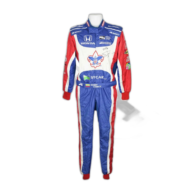 2016 Gabby Chaves Dale Coyne Racing IndyCar Printed Race Suit