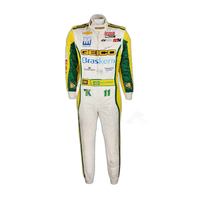 2012 Tony Kanaan KV Racing Technology IndyCar printed Race Suit